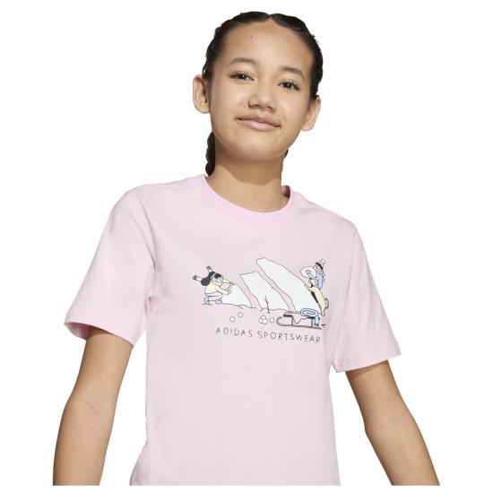 Adidas Παιδική κοντομάνικη μπλούζα Winter Sports Graphic Tee